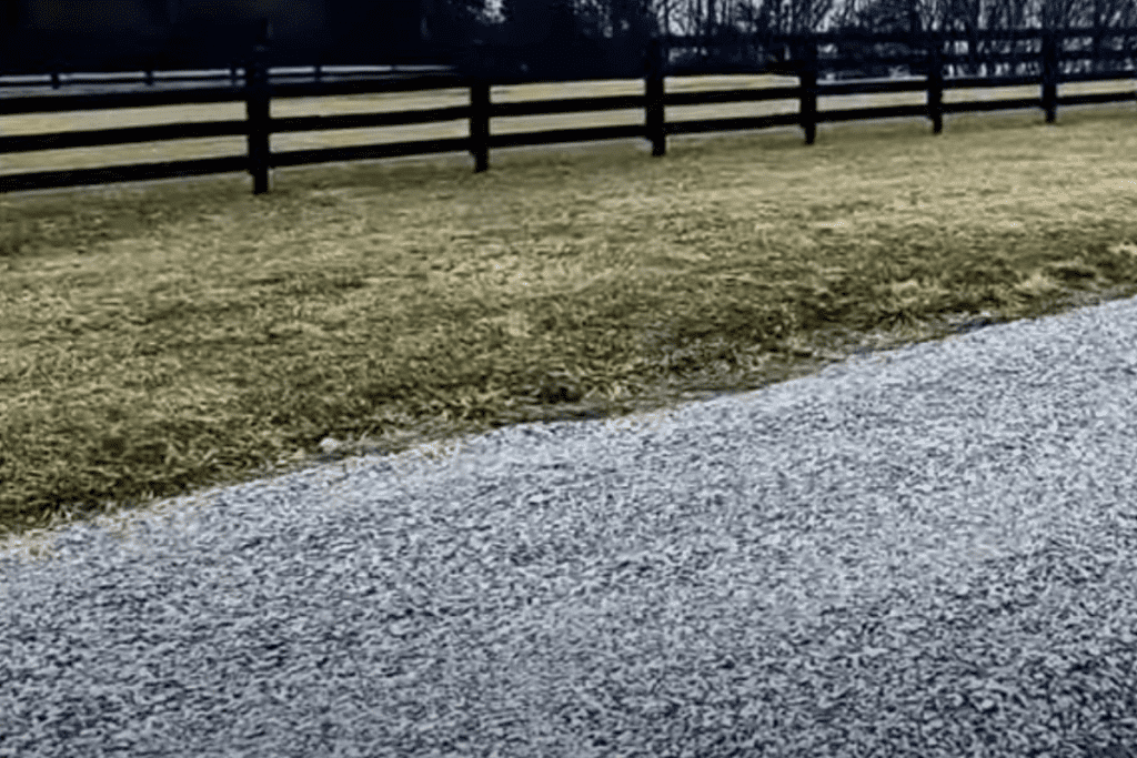 how to make a gravel driveway over grass 1