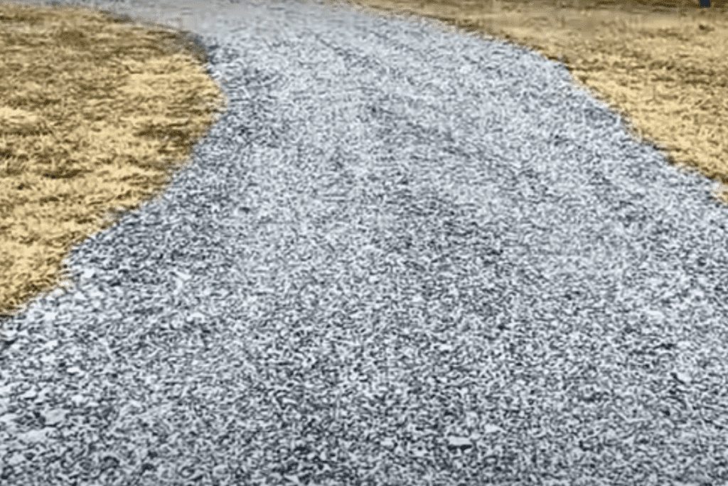 how to make a gravel driveway over grass 2