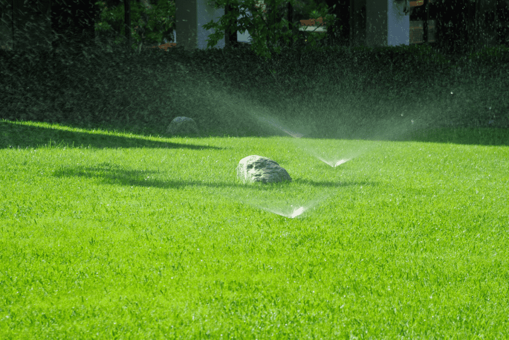 is it good to water grass after mowing