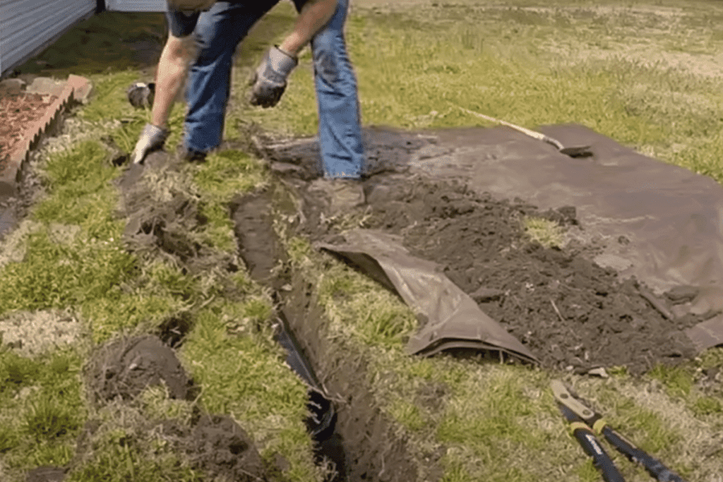 How To Dig A Trench For Drainage 3