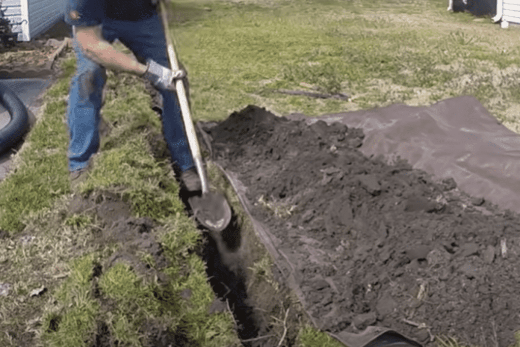 How To Dig A Trench For Drainage 6